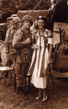 Mrs.D at the first Stage Door Canteen in 1998