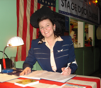 Stage Door Canteen hostess Mrs.D